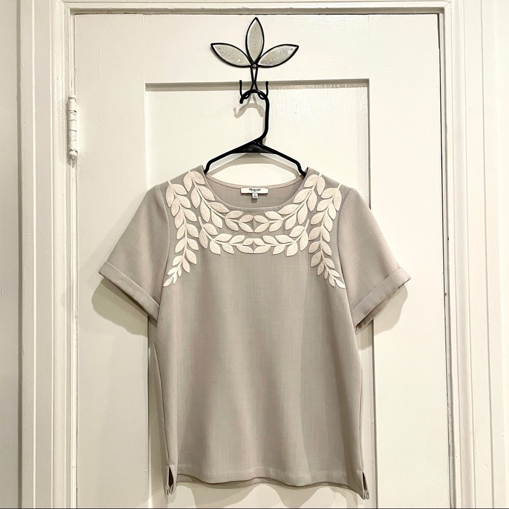 MADEWELL | Embroidered Top (Small)